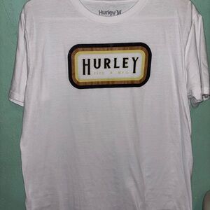 Hurley White Graphic T-Shirt